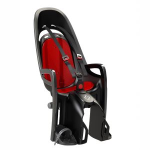 Hamax Zenith Pannier Rack Child Bike Seat - Grey / Red