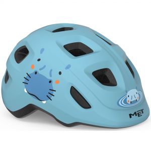 MET Hooray Kids Helmet - S, Pale Blue Hippo