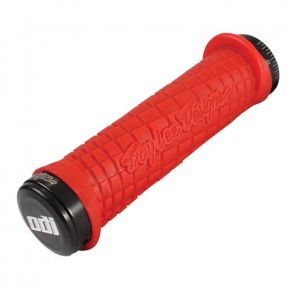 ODI Troy Lee Designs Lock-On Handlebar Grips - Red/Black