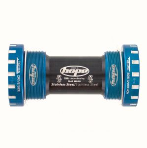 Hope Technology Stainless Road Bottom Bracket Cups - 68mm Blue