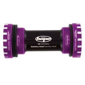 Hope Technology Stainless Road Bottom Bracket Cups - 68mm Purple