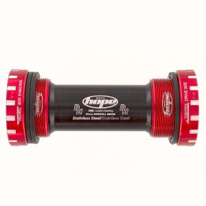 Hope Technology Stainless Bottom Bracket Cups - 24mm Axle - 83mm Red