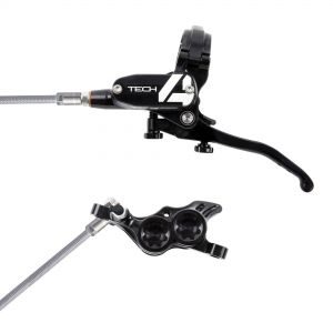 Hope Technology Tech 4 E4 Hydraulic Disc Brake - Black / BlackFront Right HandBraided - HOPT4E4NBR - Accessories The all-new Hope Tech 4 E4 Hydraulic Disc Brake is sku HOPT4E4NBR