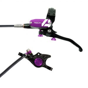 Hope Technology Tech 4 X2 Hydraulic Disc Brake - Black / PurpleRear Left HandStandard Black