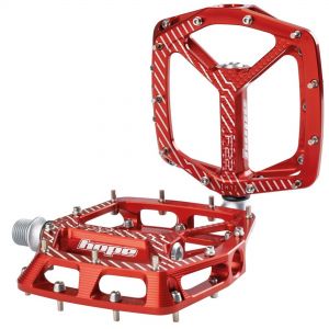 Hope Technology F22 Flat Pedals - Red