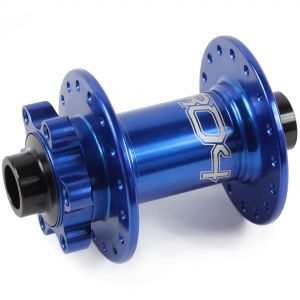 Hope Technology Pro 4 - Front Hub - Blue Hub - 100mmx15mm - 28H - J-Bend Spokes