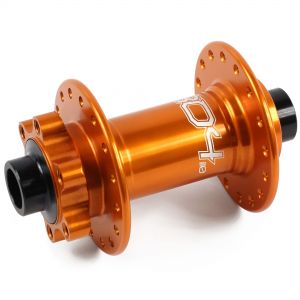Hope Technology Pro 4 - Front Boost Hub - Orange Hub - 110mmx15mm Boost - 28H - J-Bend Spokes