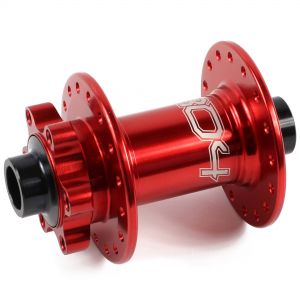 Hope Technology Pro 4 - Front Hub - Red Hub - 100mmxQR - 24H - J-Bend Spokes