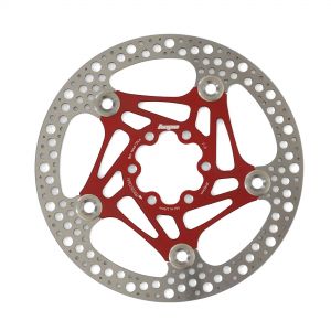 Hope Technology Road Floating 6 Bolt 160mm Disc Rotor - Red