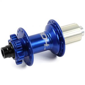 Hope Technology Pro 4 - Rear Boost Hub - Blue Hub - 148mmx12mm - 36H - J-Bend Spokes - Hope Freehub