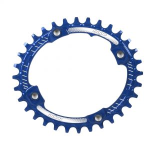 Hope Technology Oval Retainer Ring - Blue, 32T