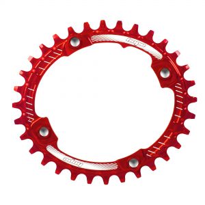 Hope Technology Oval Retainer Ring - Red, 32T