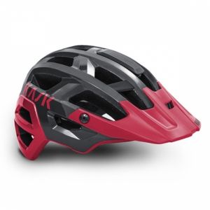 Kask Rex MTB Helmet - Large, Gunmetal / Cherry