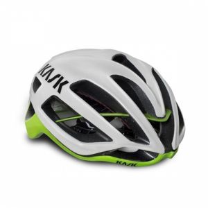 Kask Protone Road Helmet - Large, White / Lime