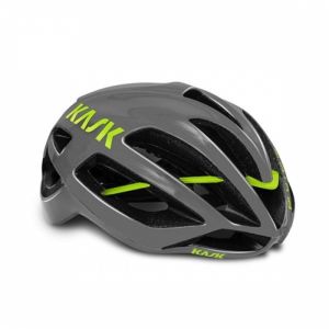 Kask Protone Road Helmet - Large, Grey / Lime