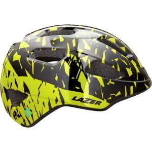 Lazer Nutz KinetiCore Kids Helmet - Black / Flash Yellow