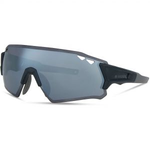 Madison Stealth Sunglasses 3 Lens Pack - Grey Frame / Smoke Mirror / Amber / Clear Lens