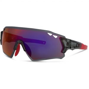 Madison Stealth Sunglasses 3 Lens Pack - Smoke Frame / Purple Mirror / Amber / Clear Lens