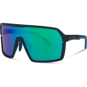 Image of Madison Crypto Sunglasses - Grey Frame / Green Mirror Lens