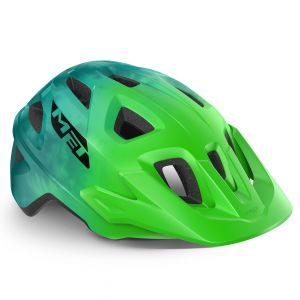 MET Eldar Youth Helmet - Green Tie Die / Matt