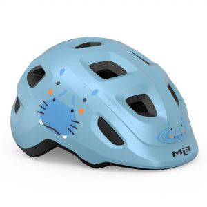 MET Hooray Kids Helmet - XS, Pale Blue Hippo