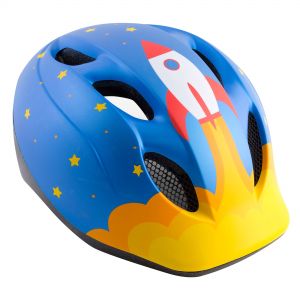 Image of MET Buddy Kids Helmet, Blue/yellow