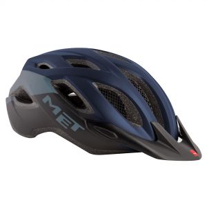 Image of MET Crossover Helmet, Black/blue