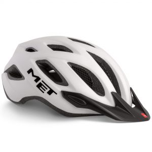 Image of MET Crossover Helmet, Black/white