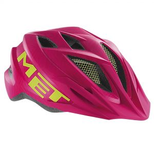 Image of MET Crackerjack Kids Helmet - Colour: Pink/Green - Size: 52-57cm, Pink