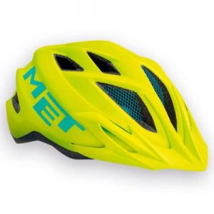 Image of MET Crackerjack Kids Helmet - Colour: Safety Yellow - Size: 52-57cm