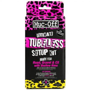 Muc-Off Ultimate Tubeless Setup Kit - Road/Gravel/CX 44mm Valves