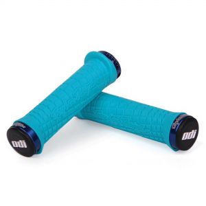 ODI Troy Lee Designs Lock-On Handlebar Grips - Aqua/Blue