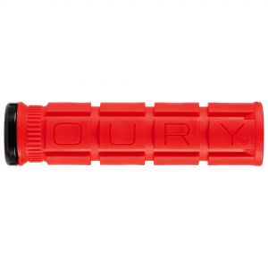 Lizard Skins Single Clamp Lock-On Oury V2 Grips - Candy Red