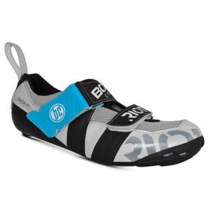 Image of Bont Riot TR+ Road Cycling Shoes, Black/white