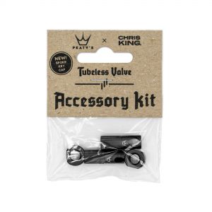 Peaty's x Chris King MK2 Tubeless Valve Accessory Kit - Black