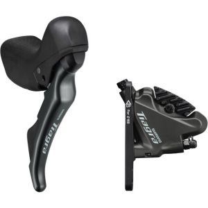 Shimano Tiagra 4725 10-Speed STI Shift Levers & Hydraulic Disc Calipers - Rear Shift / Front Brake