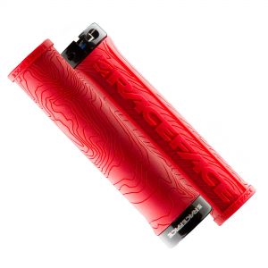 Race Face Half Nelson Lock On Grips - Red