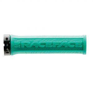 Race Face Half Nelson Lock On Grips - Turquoise