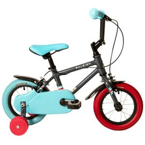 Raleigh Pop 12 Black Kids Bike - Black,blue