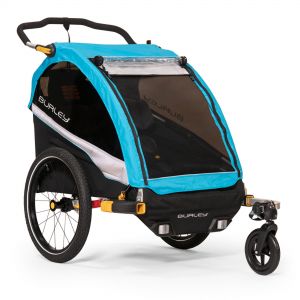 Burley D'Lite X Kids Single Bike Trailer - Blue