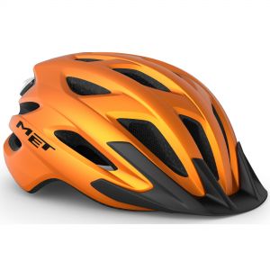 MET Crossover Helmet - Orange - M