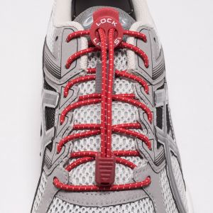 Lock Laces No Tie Shoelaces - Red