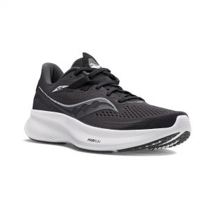 Saucony Ride 15 Women's Running Shoes - 6.5, Black / White