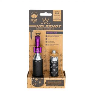 Peaty's Holeshot CO2 Tyre Inflator - Road & Gravel - Violet