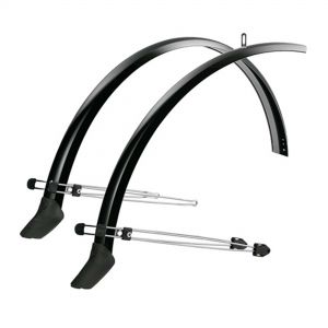 SKS Commuter Mudguards - 26 Inch x 60mm Black - With Mud Flap