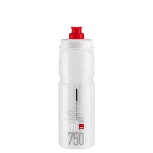 Elite Jet Water Bottle - 750ml, Clear / Red