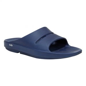 Oofos Men's OOAHH Slide Sandal - 5, Navy