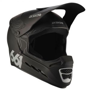 SixSixOne Reset Helmet - XS, Contour Black