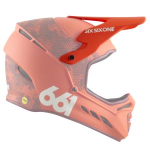 SixSixOne Reset Visor - Digi Orange