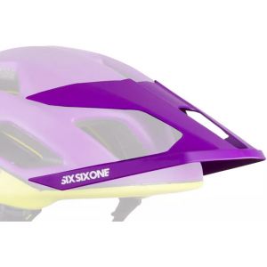 SixSixOne Crest Visor - Purple / Yellow